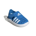 adidas Water Sandal Shoe (Velcro closure, closed toe area) blue Toddlers